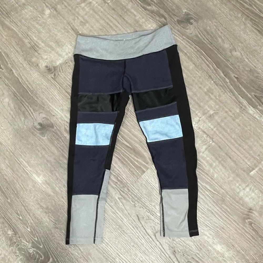 Splits59 Blue  & Grey Patchwork Crops